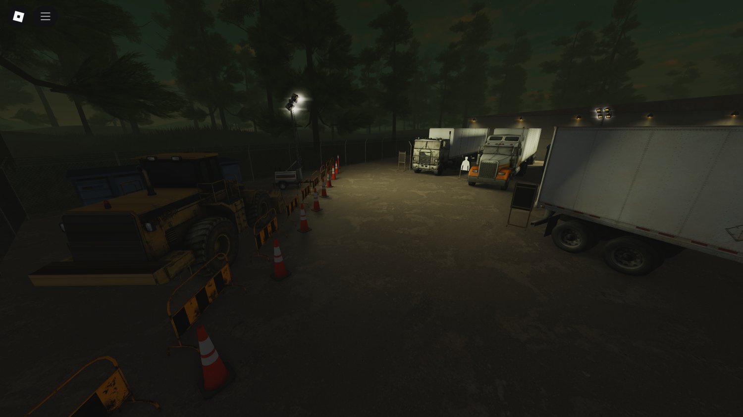 Forested CQB training site with moody atmosphere Roblox
