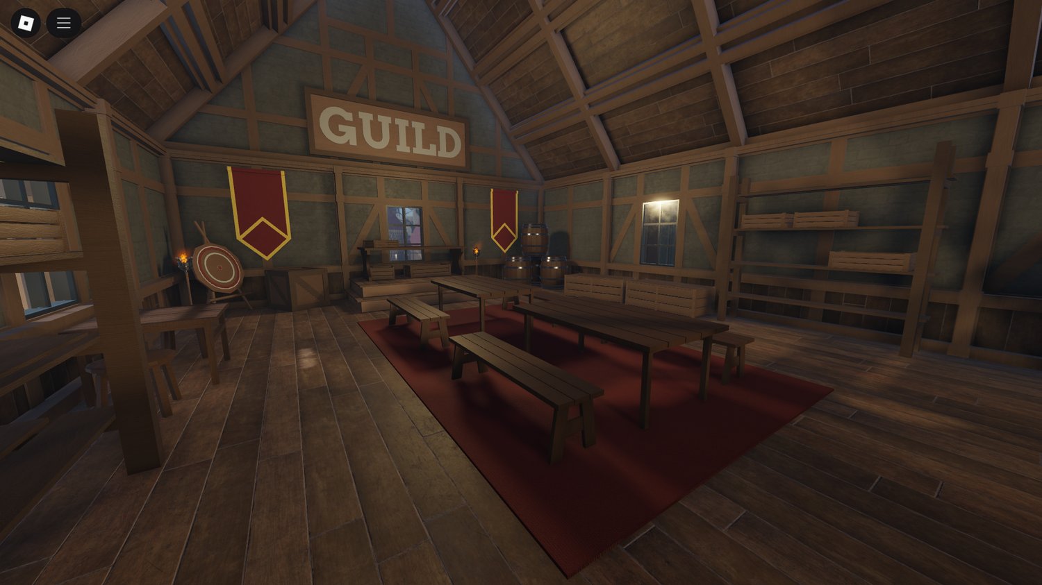 High fantasy roleplay village Roblox world