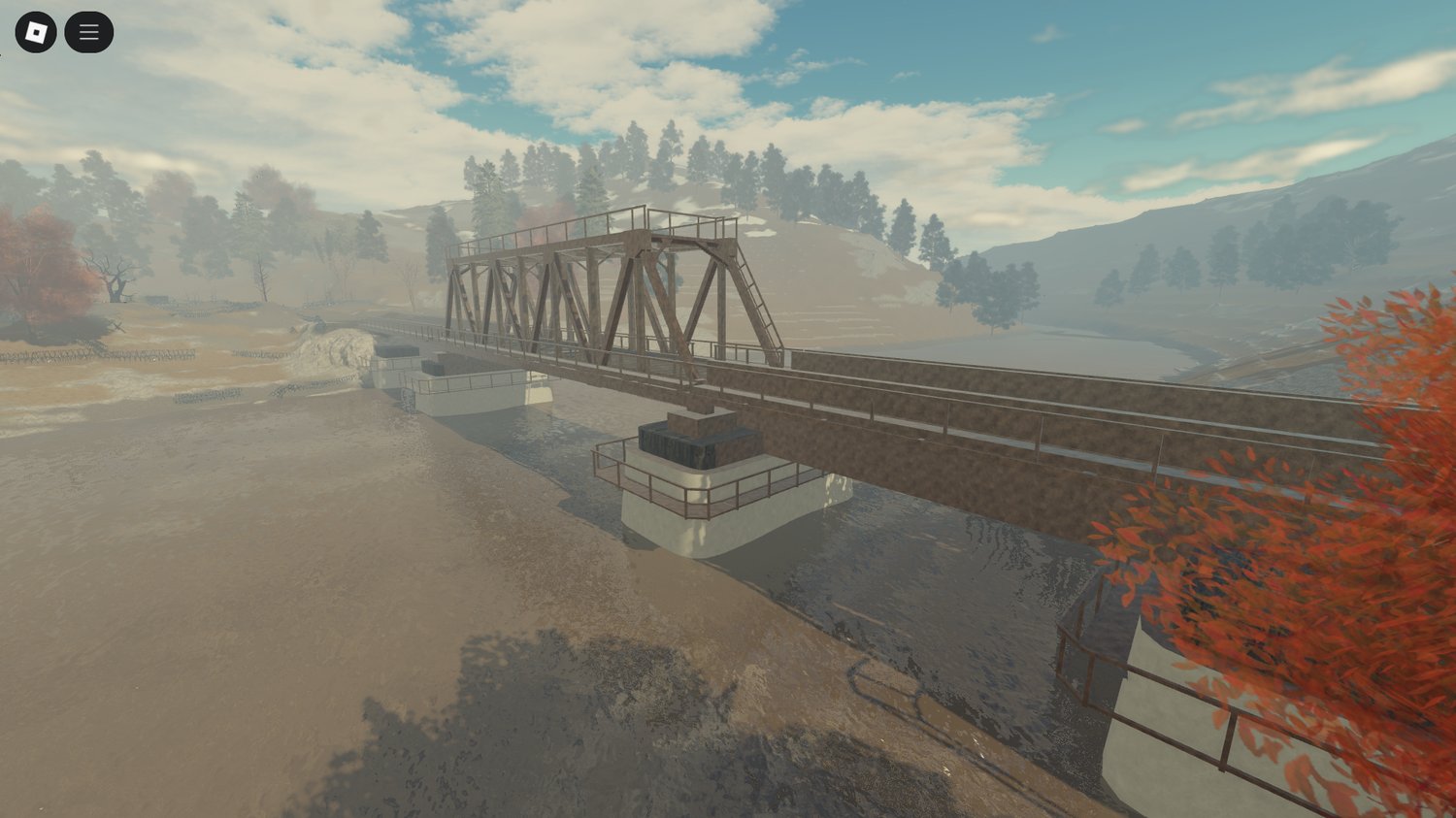 Roblox World War I Alps battle map with bunkers