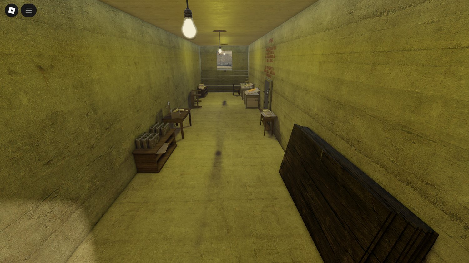 Snow-covered fortress bunkers Roblox map
