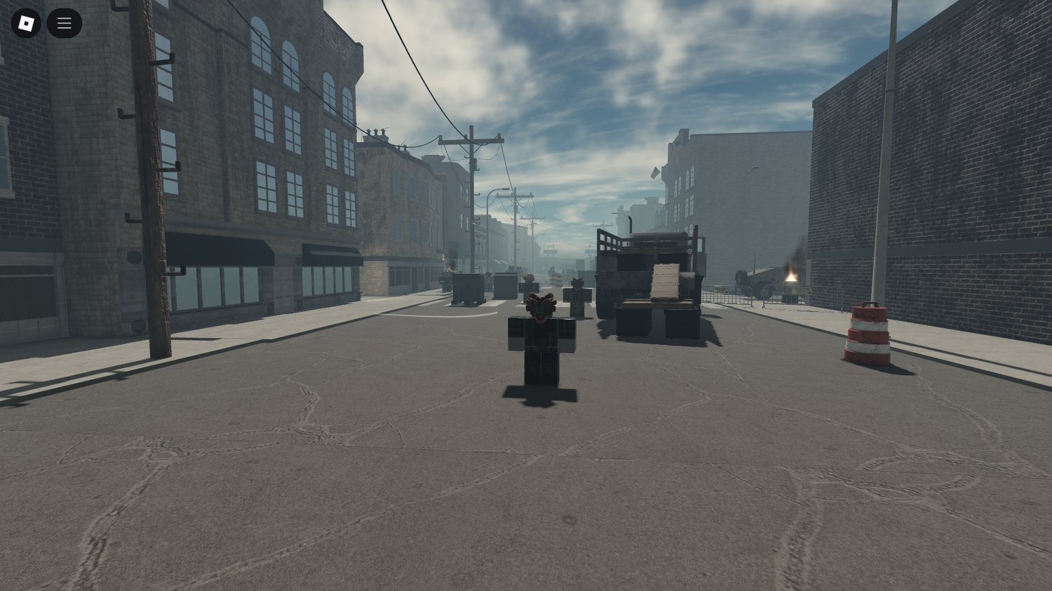 Survival roleplay map with decay textures Roblox