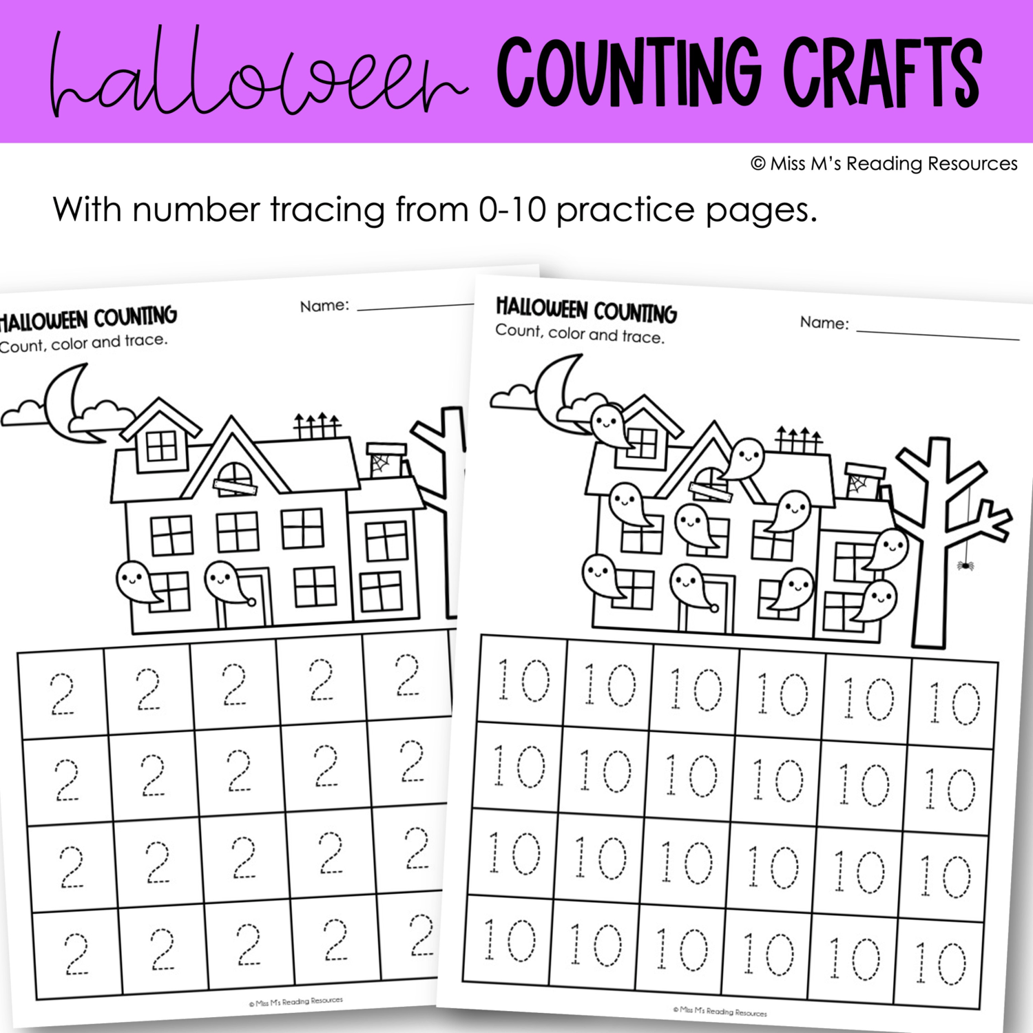 Halloween Craft Haunted House Math Craft Bulletin Board Halloween Activities