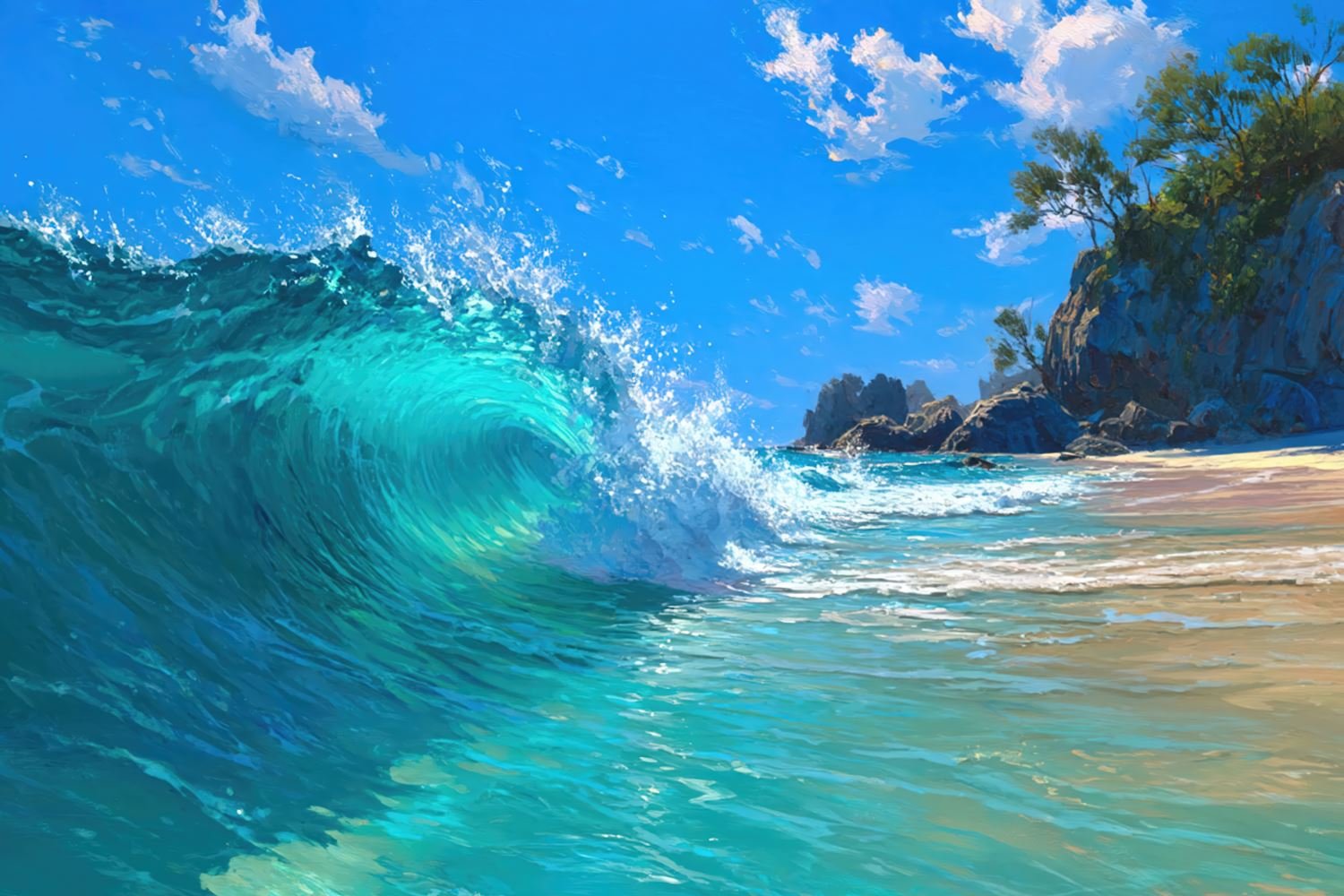 Art on Posters. Horizontal, Landscape