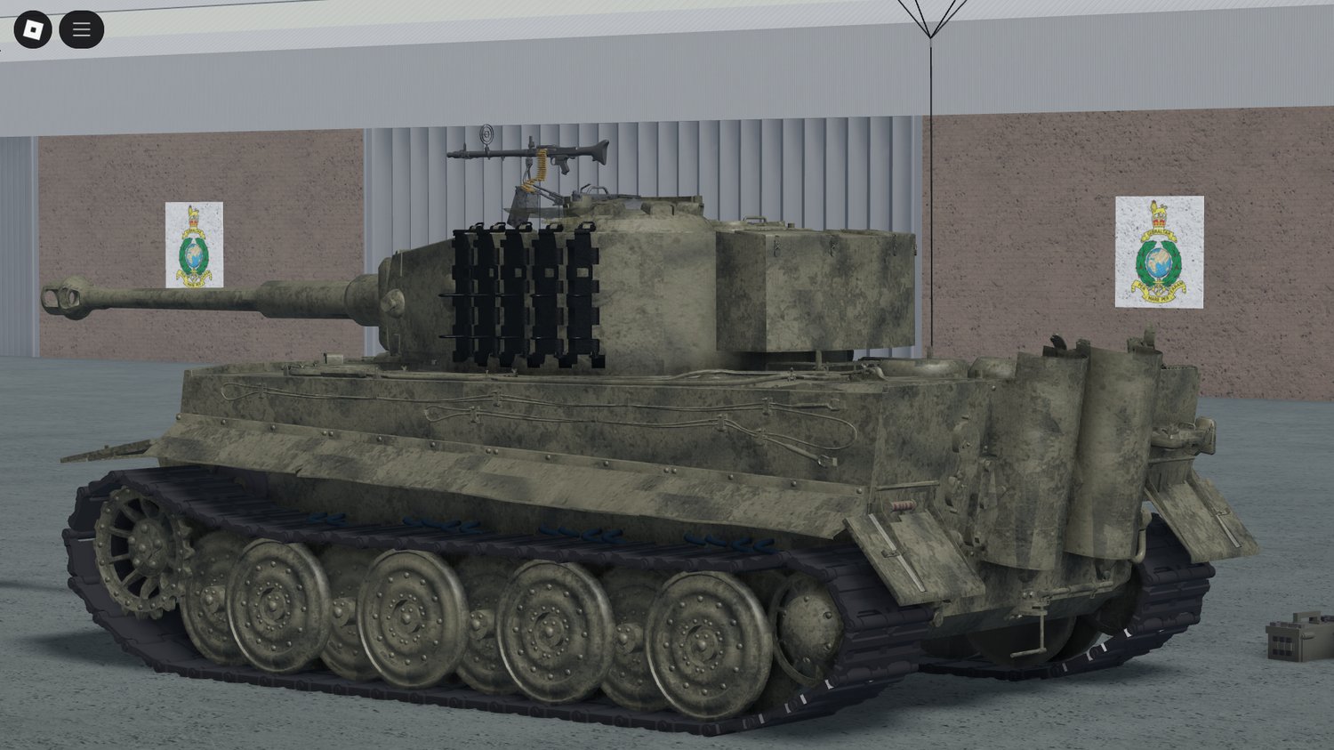 Roblox Panzerkampfwagen Tiger detailed vehicle
