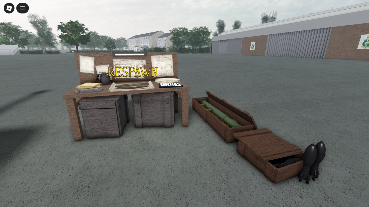 Working tank spawner in Roblox war game