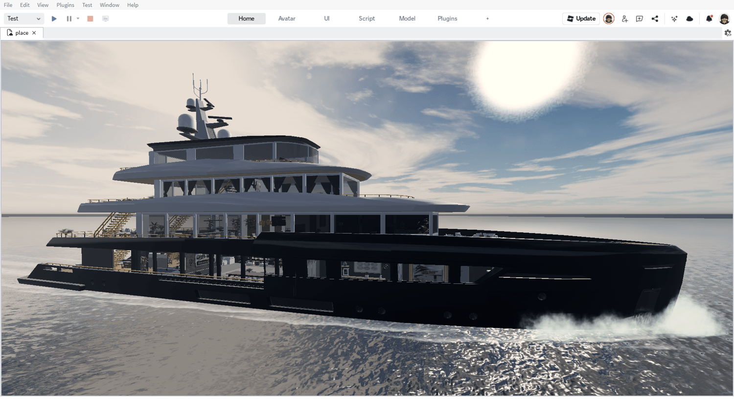 Roblox coastal mansion and boats asset