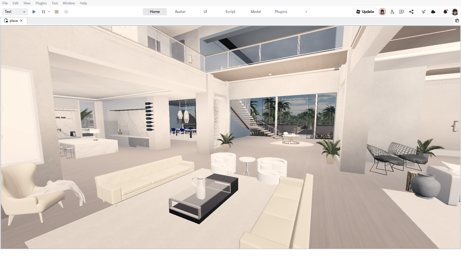 Luxury roleplay map for Roblox multiplayer