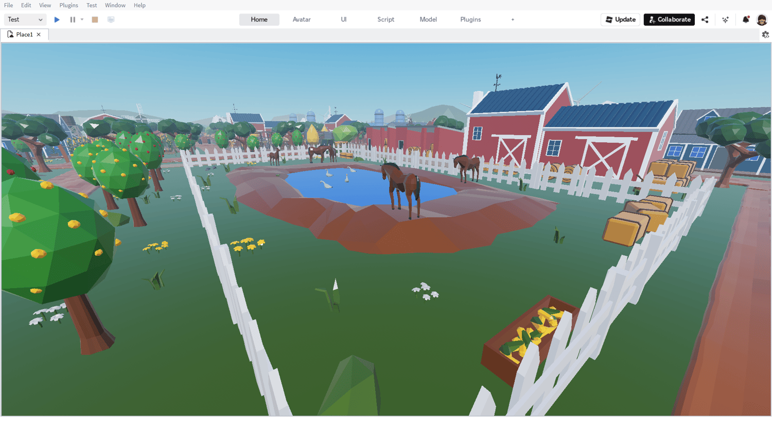 wide open farm terrain roblox roleplay
