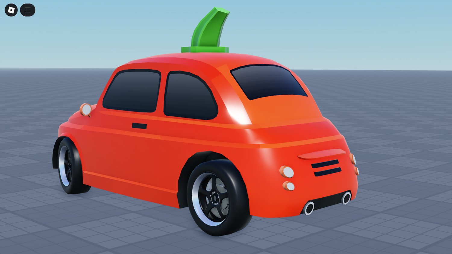 Rear angle showing unique Halloween detailing
