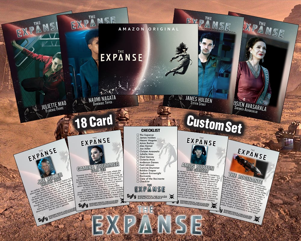 The Expanse - Complete Set of 18 Custom-Designed Art Cards