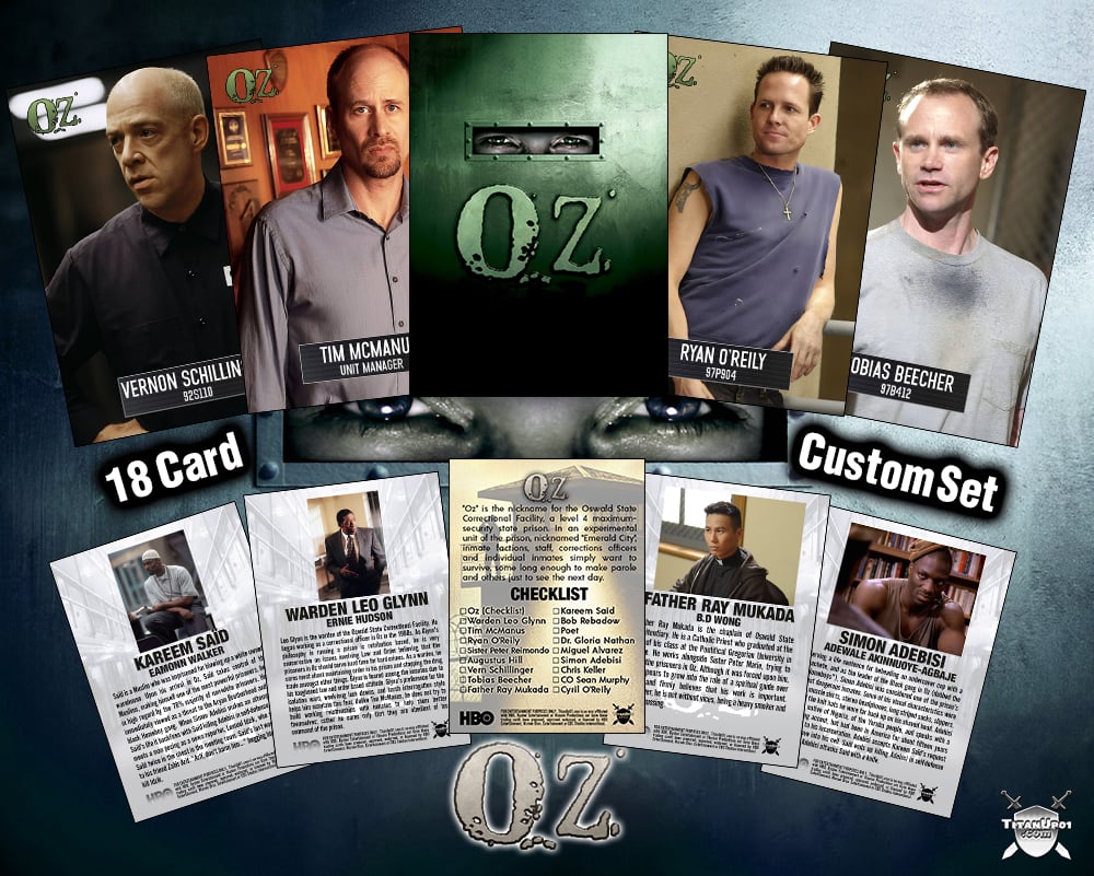Oz - Complete Set of 18 Custom-Designed Art Cards