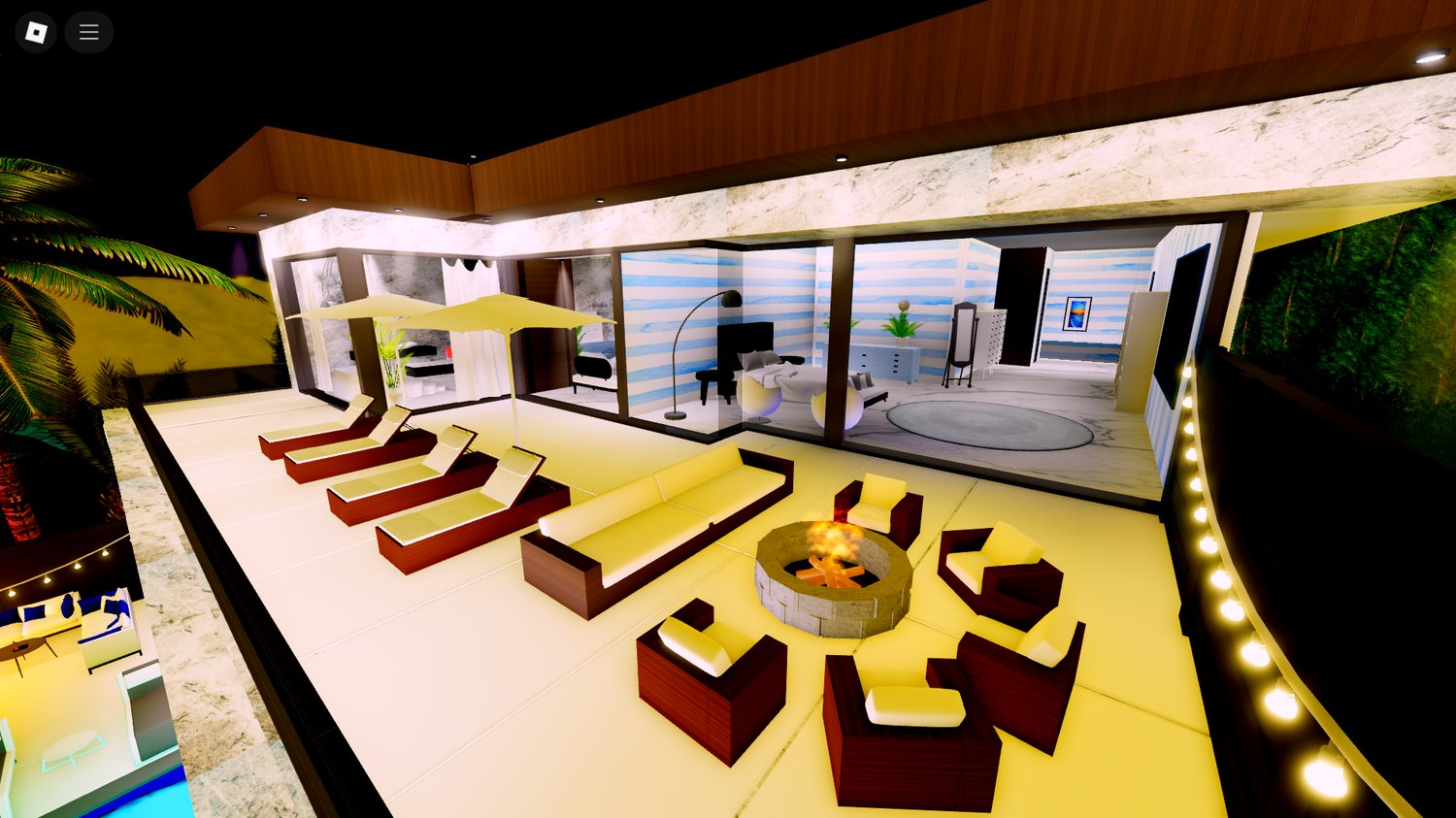 Modern kitchen layout inside Roblox home asset