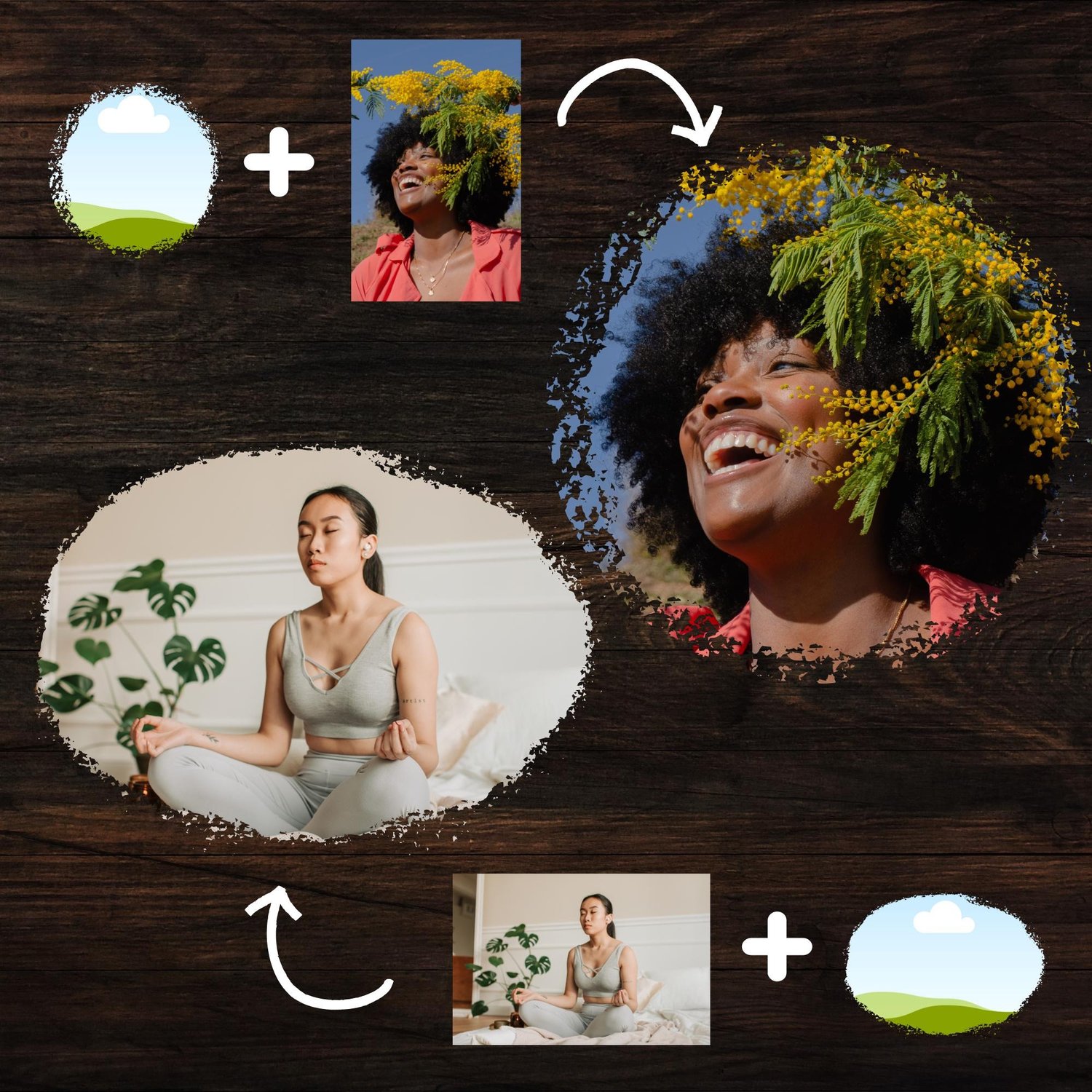 torn edges canva frames mockup