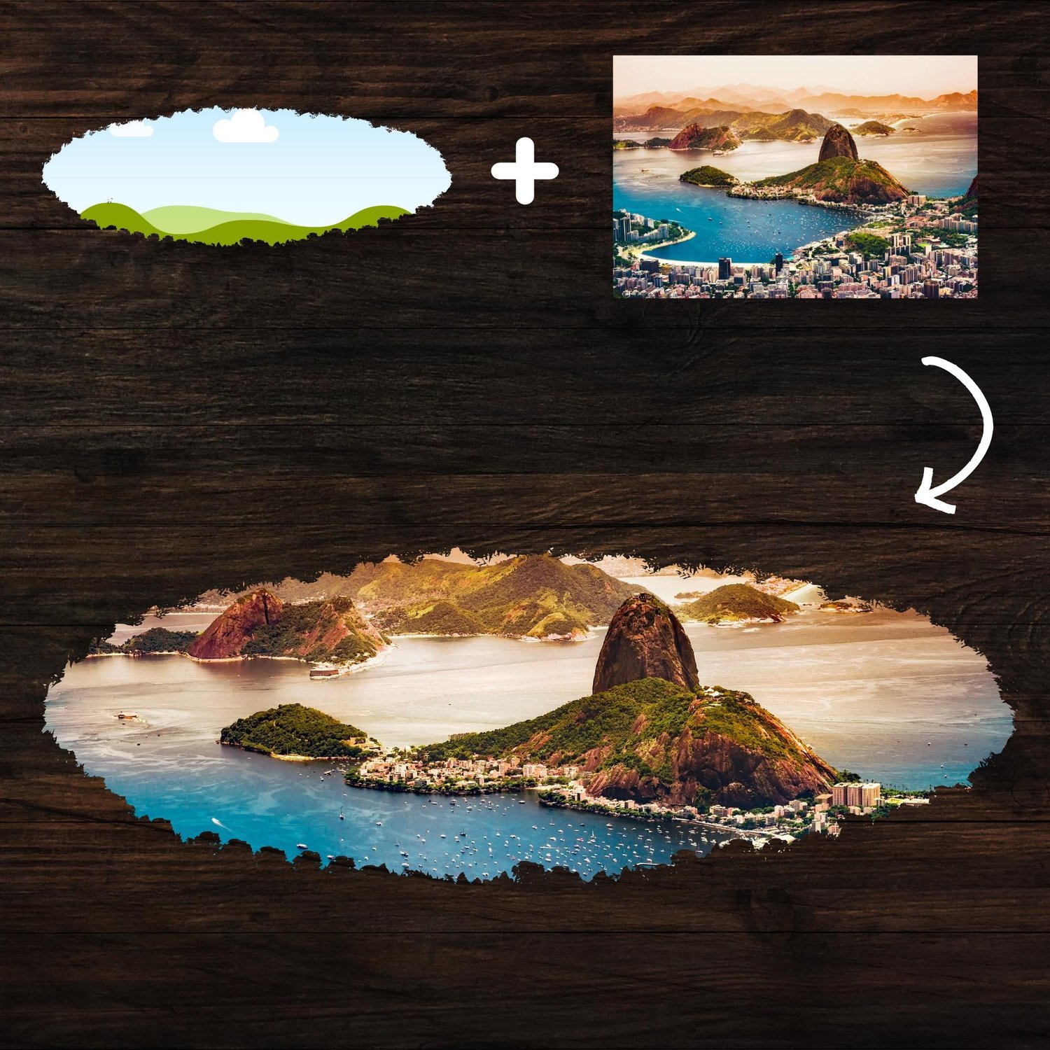 torn edges canva frames mockup