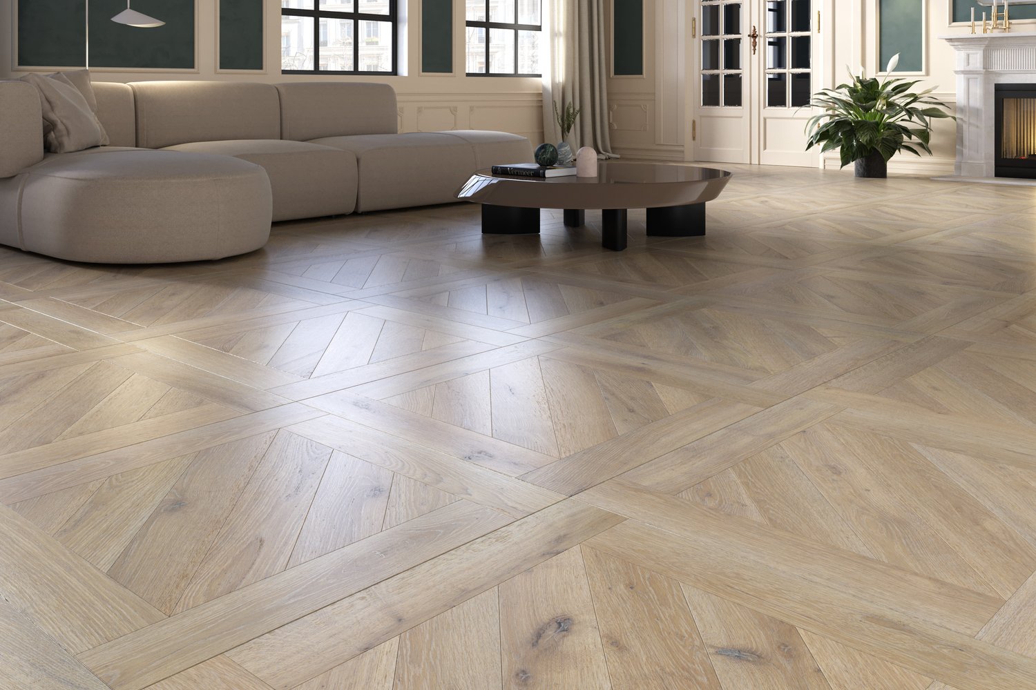 Oak Panels 3D texture