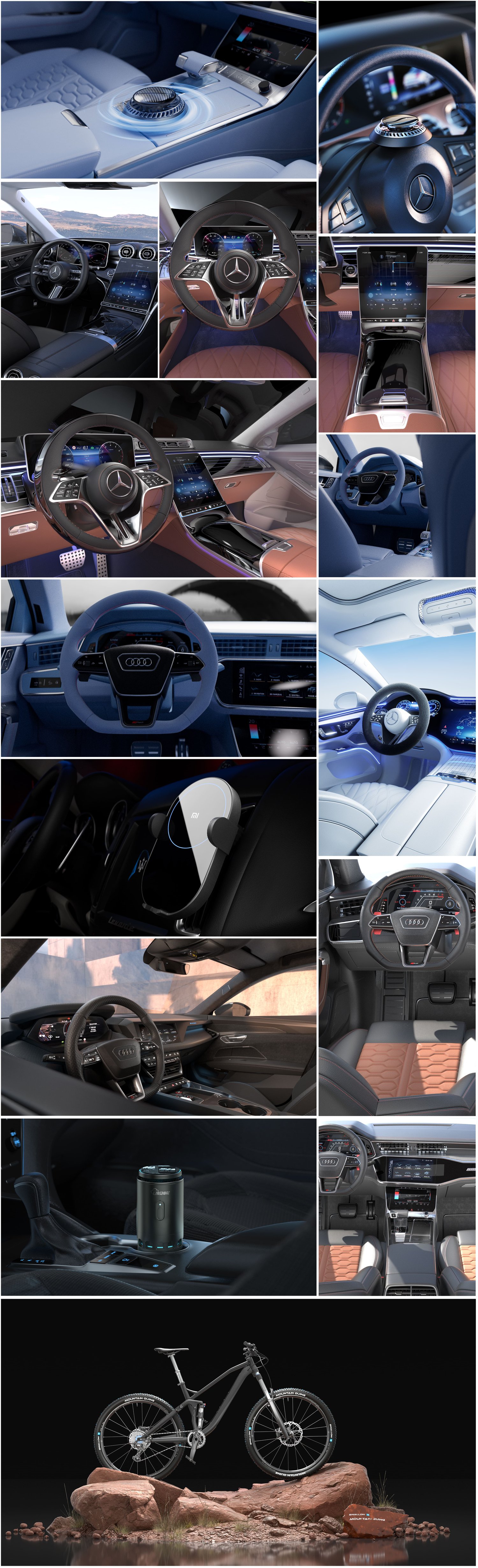 c4d and octane interior rendering