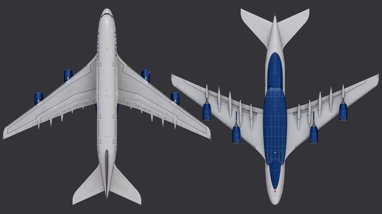 www.3dgtx.com - Animated Airbus A380-800 Airliner 3 - Delta Air Lnes - Highpoly - Image 9