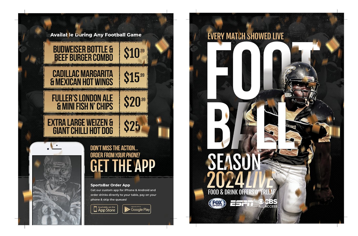 Adobe photoshop sports template - free download
