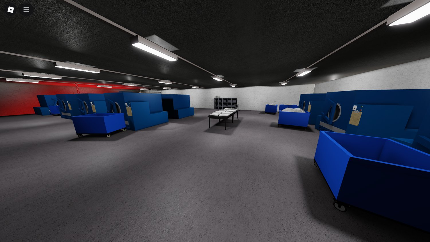 Meeting room setup inside roleplay structure