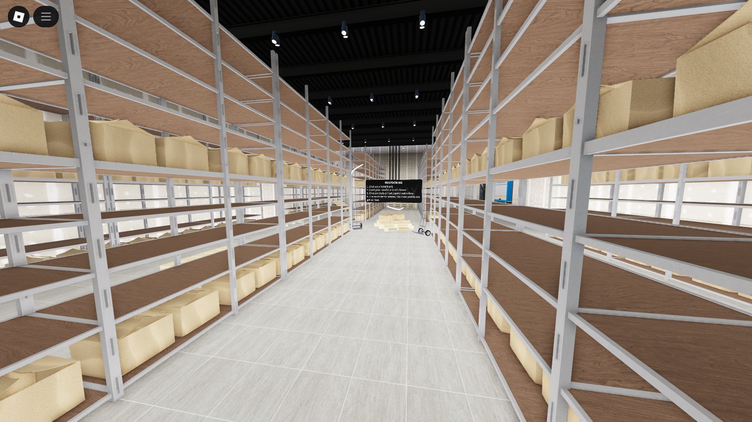 Open public gathering zone suitable for roleplay events