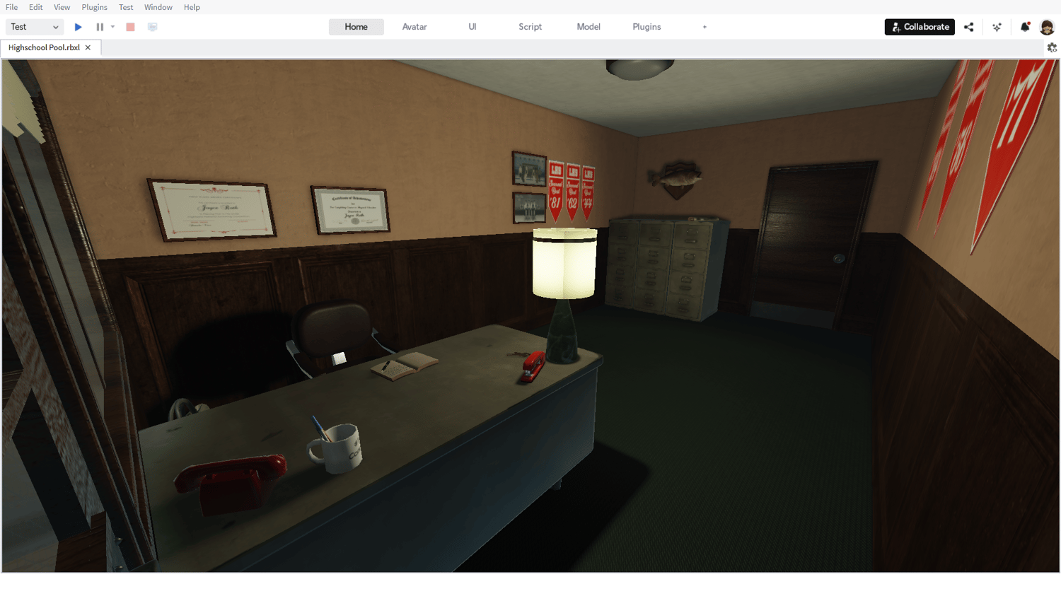 Female changing area with shower and storage space