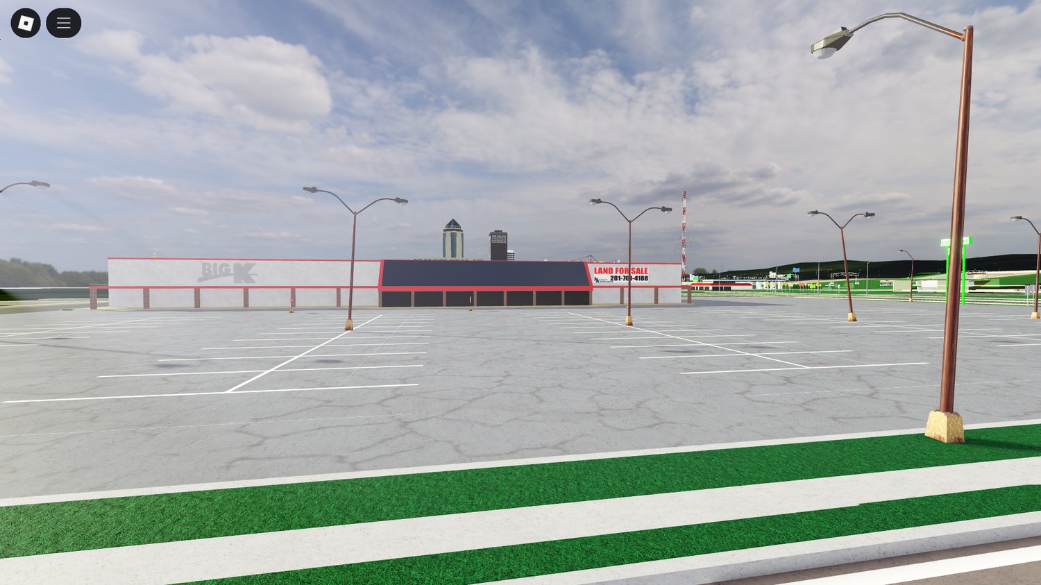 City park with benches, trees, and walking paths