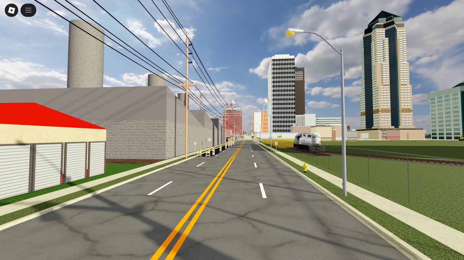 Downtown skyscraper district for roleplay