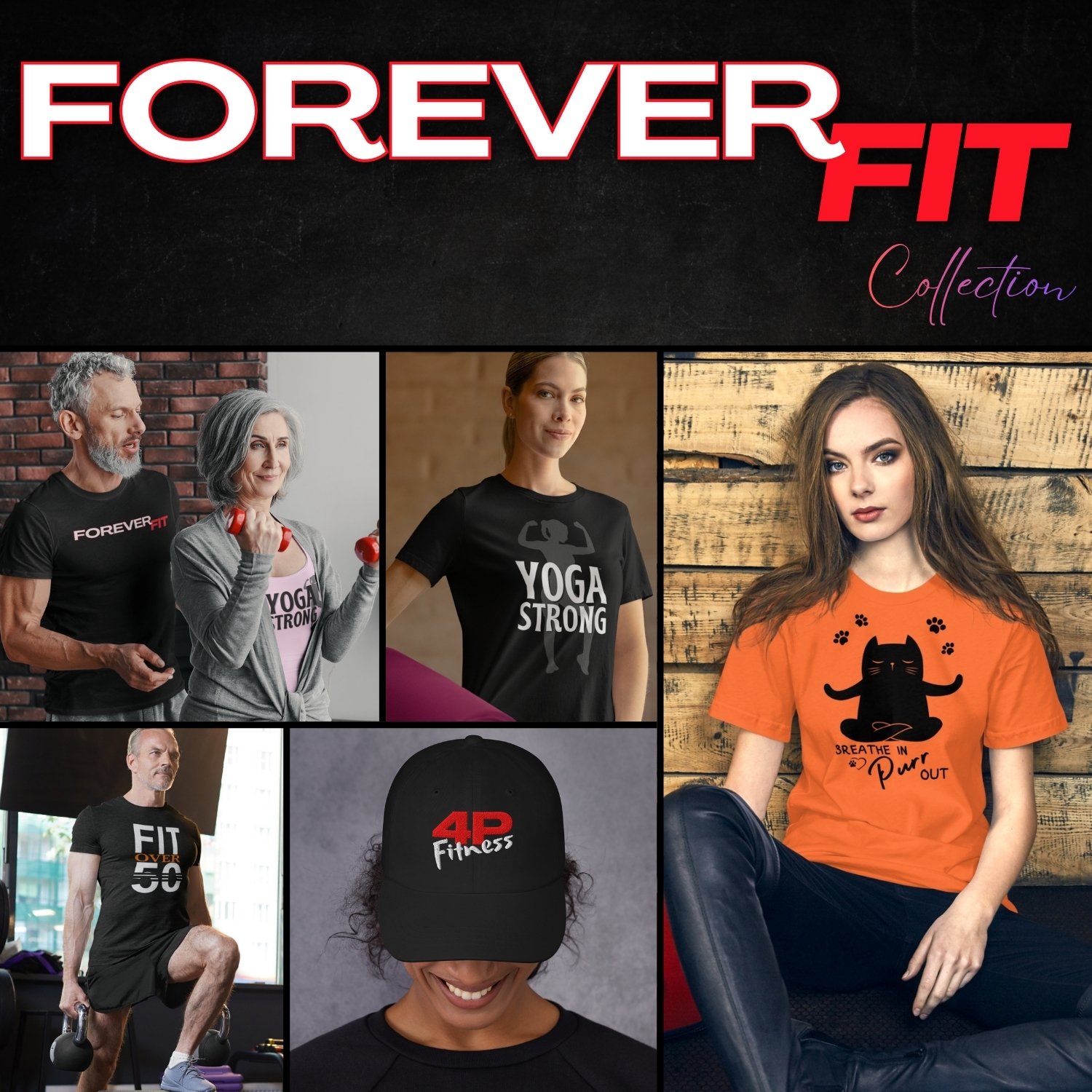 The Inspired Muse Shop featuring the "Forever Fit", "The Creative Muse", and "The Mystic Vibe" collection designs by Stephan Earl