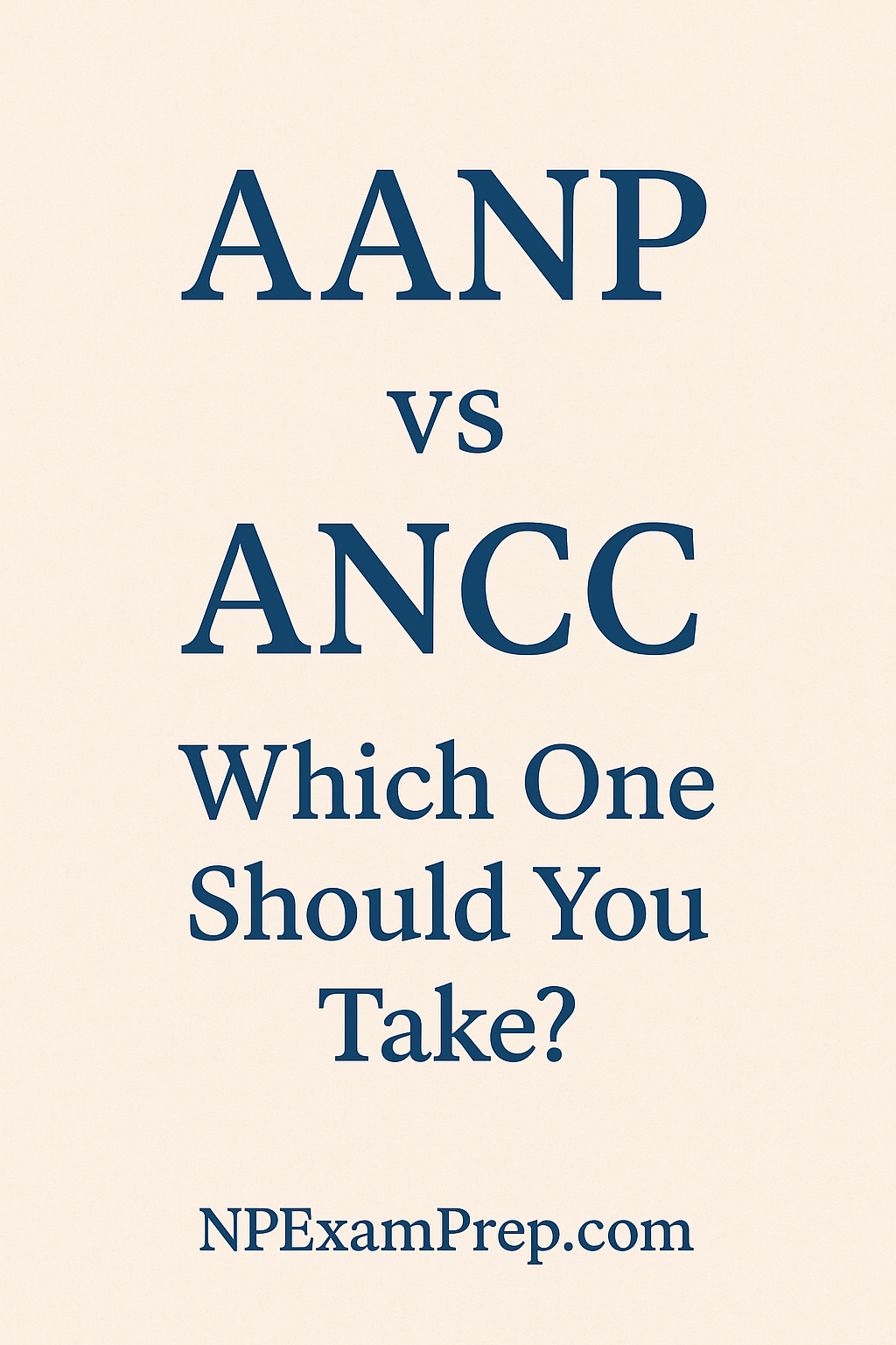 AANP Vs, ANCC