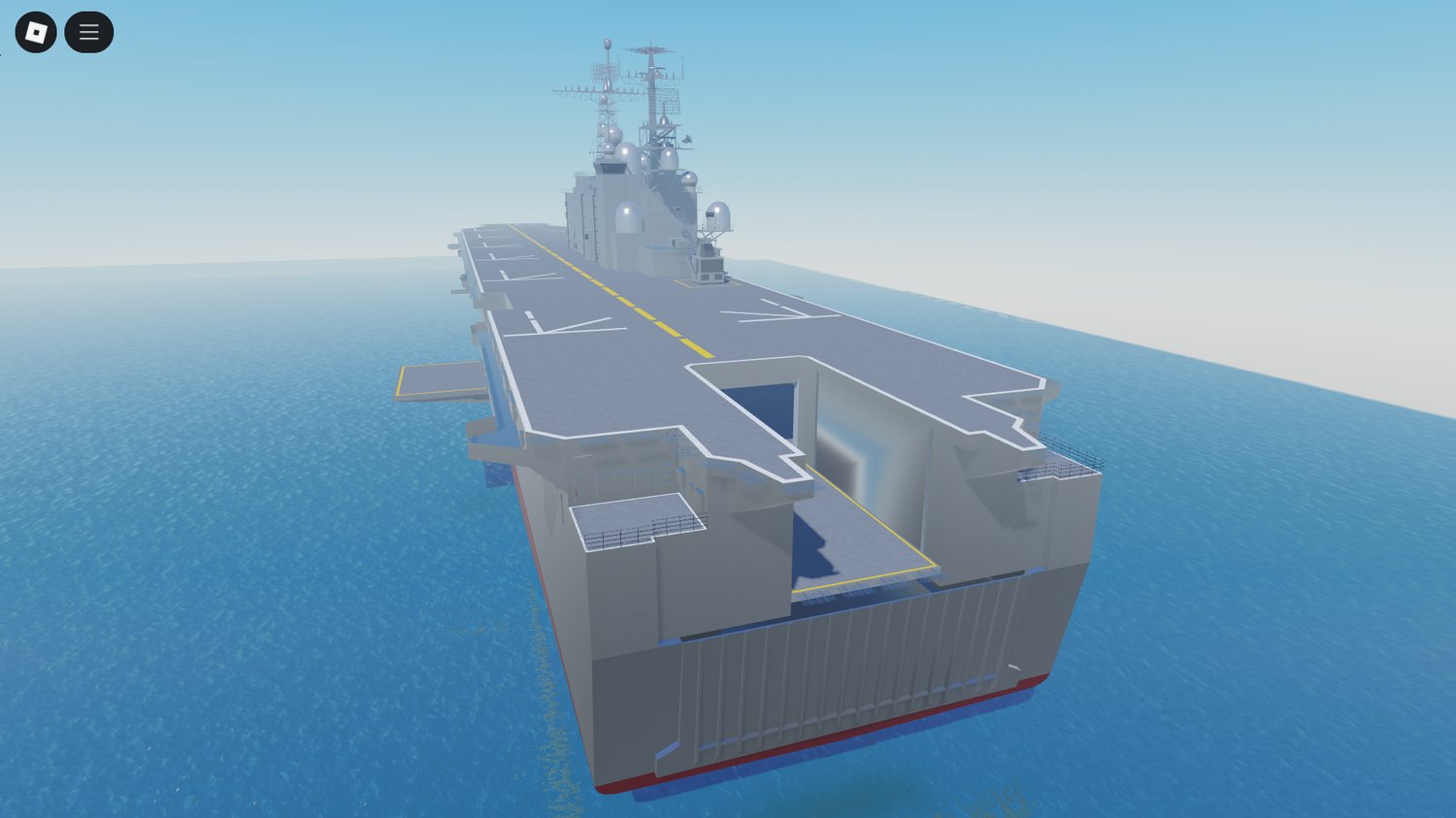 Cargo crates stored on ship deck