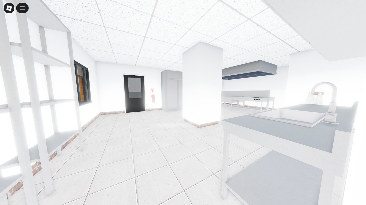 kitchen and cooking area inside restaurant roblox