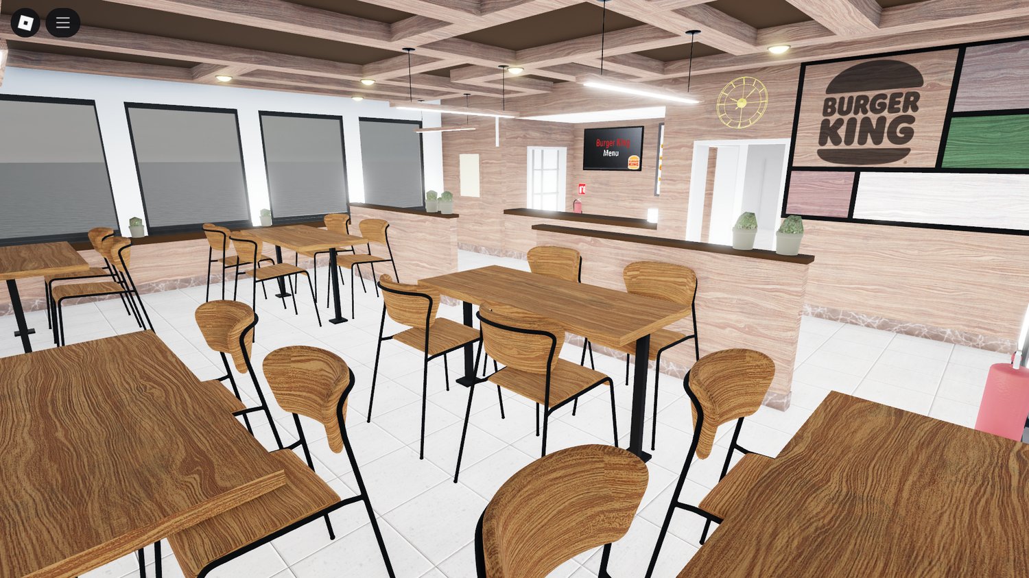 burger king service counter layout roblox build
