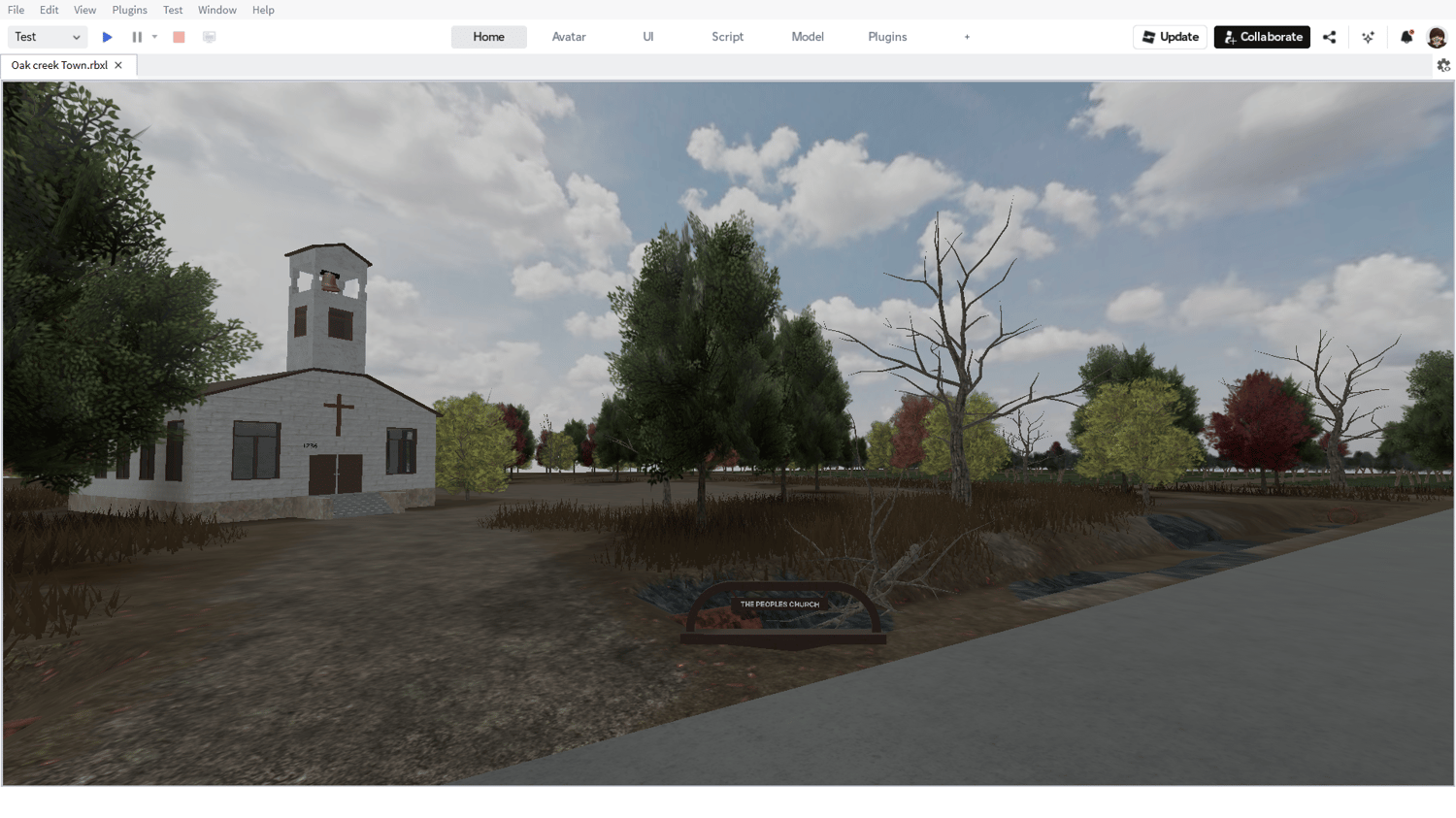 community building interior for roleplay roblox