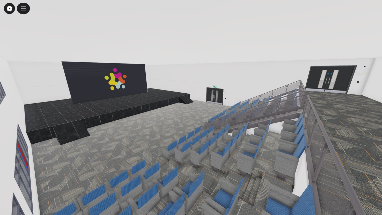 sports field and outdoor courtyard roblox school map