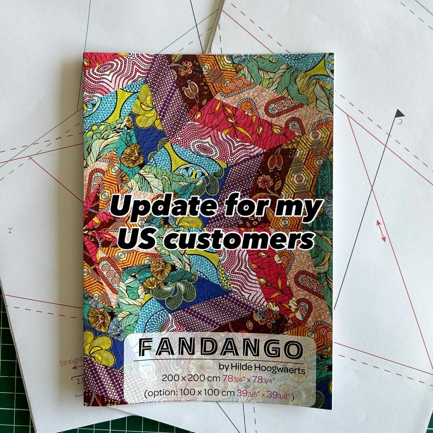 Paper pattern for quilters