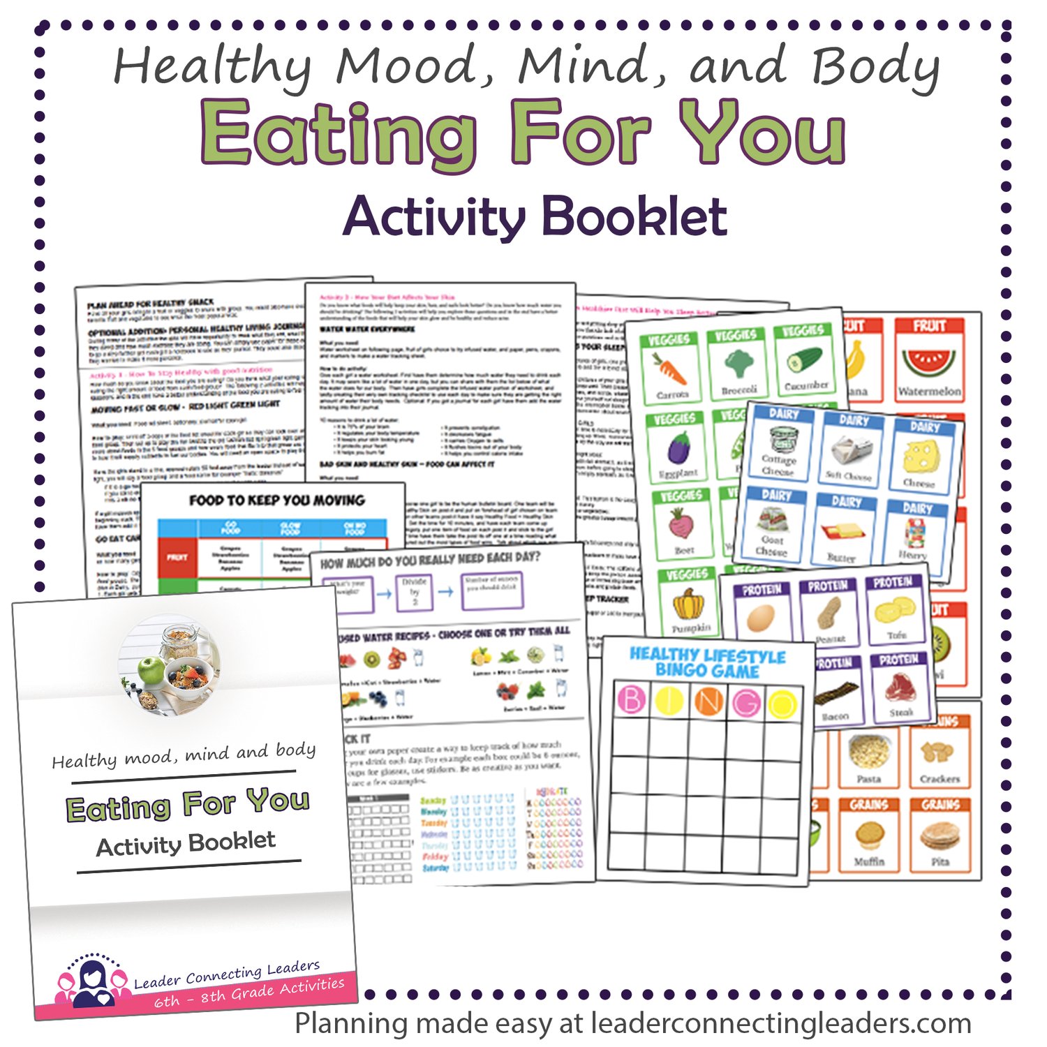 Cadette Girl Scout Eating For You Activity Booklet