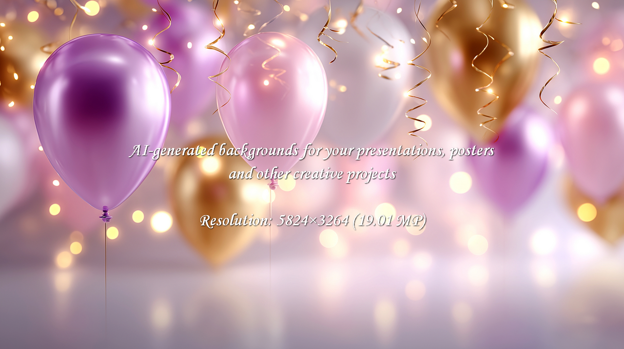 Capture the essence of pure celebration with floating balloons and dreamy bokeh lights, ideal for creating joyful invitations, festive marketing, and heartwarming event designs.