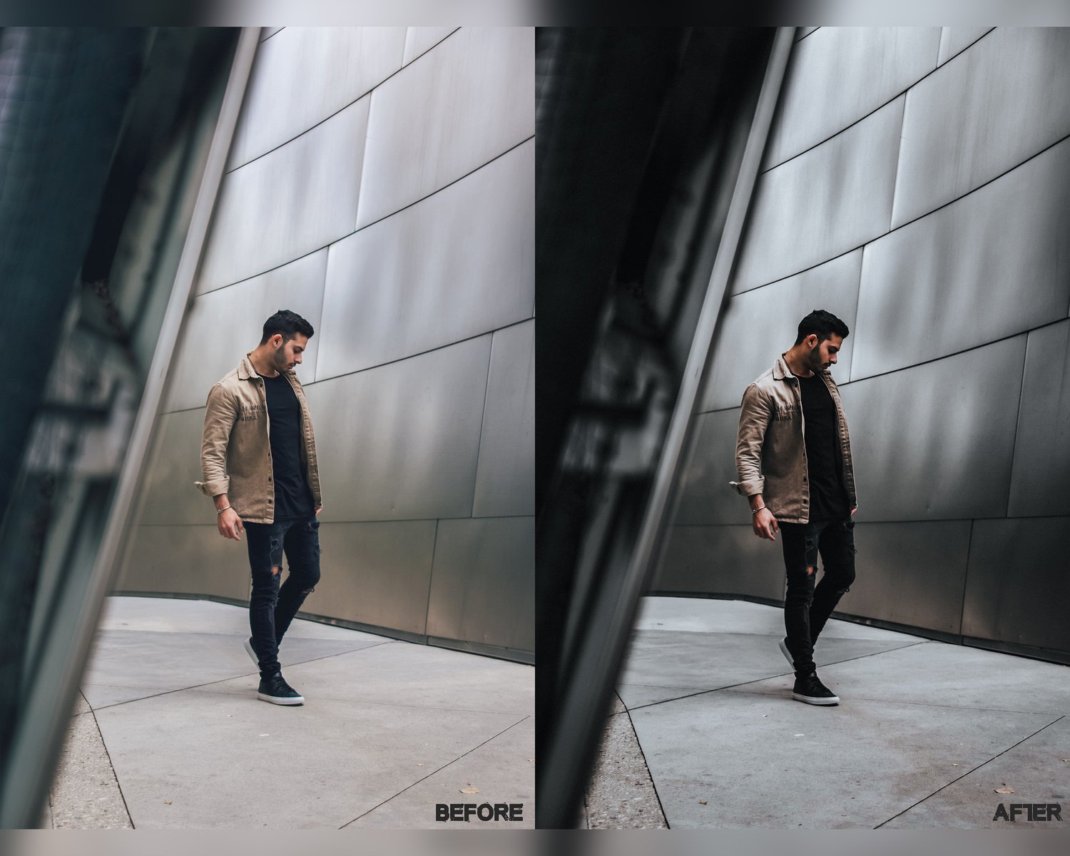Urban Black presets, Lightroom presets, Black preset, Dark presets, Moody presets, Preset lightroom, Cinematic presets, Film presets