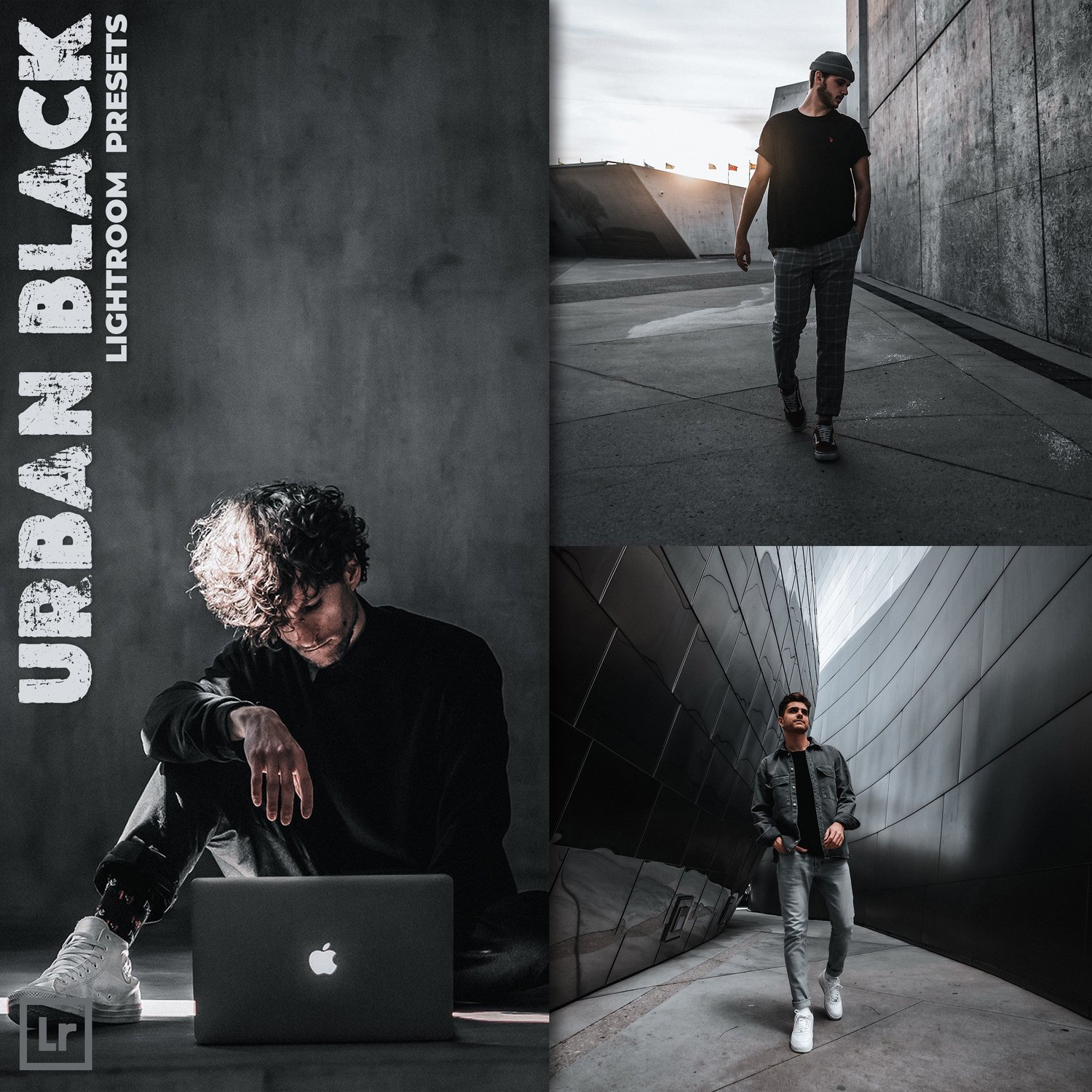 Urban Black presets, Lightroom presets, Black preset, Dark presets, Moody presets, Preset lightroom, Cinematic presets, Film presets