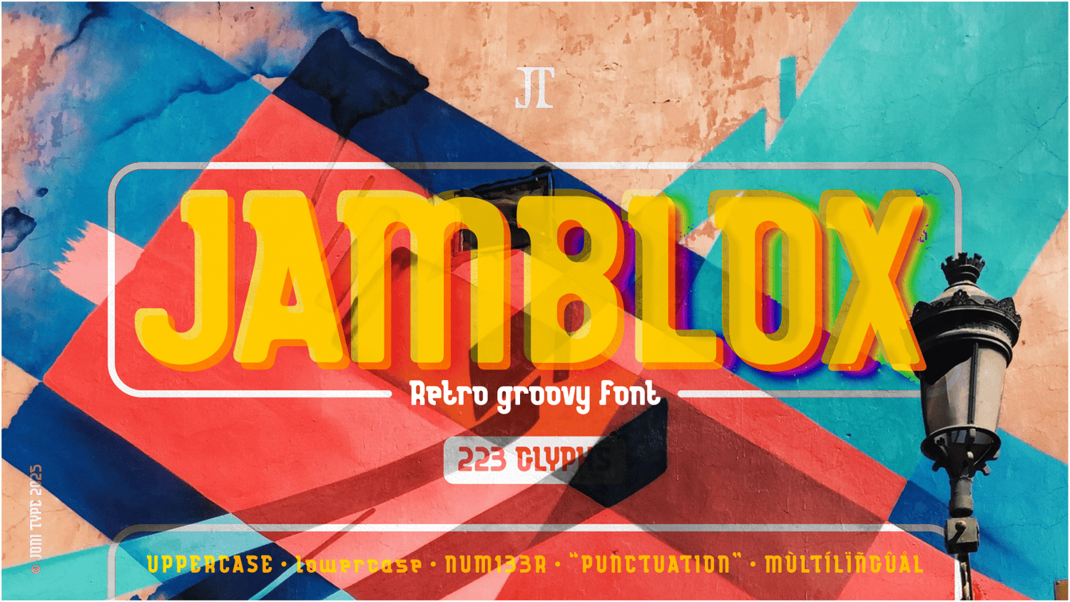 JAMBLOX -retro groovy font