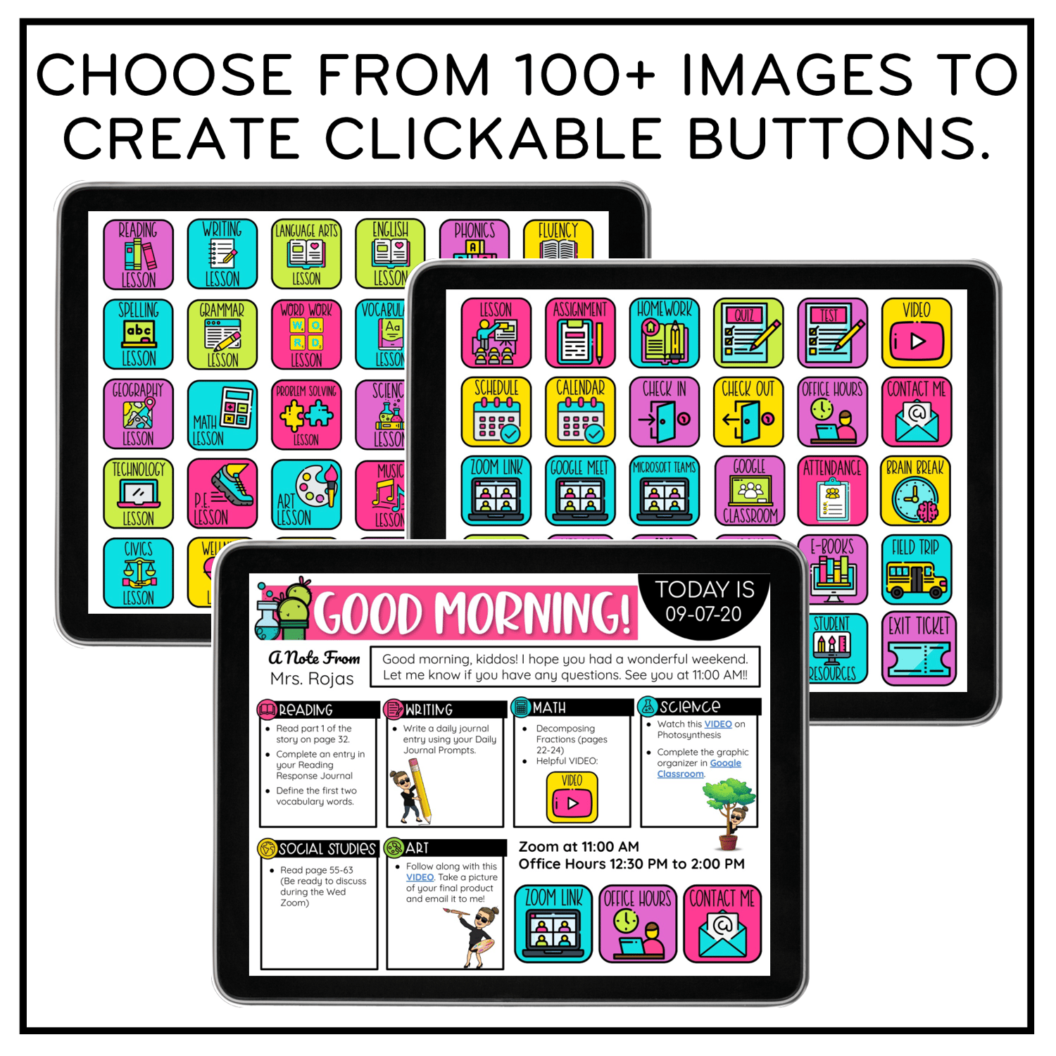 Daily & Weekly Agenda Slides | Editable Digital Resource | Google & PowerPoint