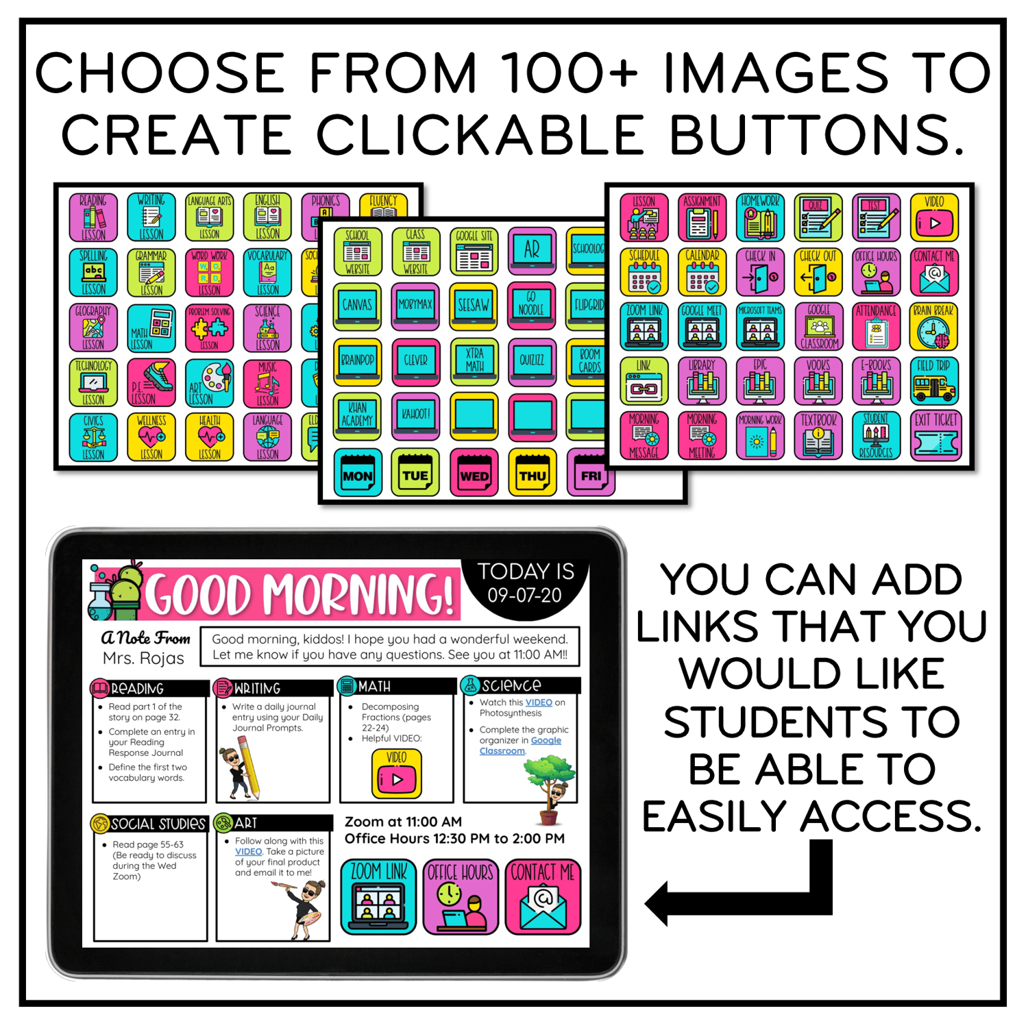 Daily & Weekly Agenda Slides | Editable Digital Resource | Google & PowerPoint