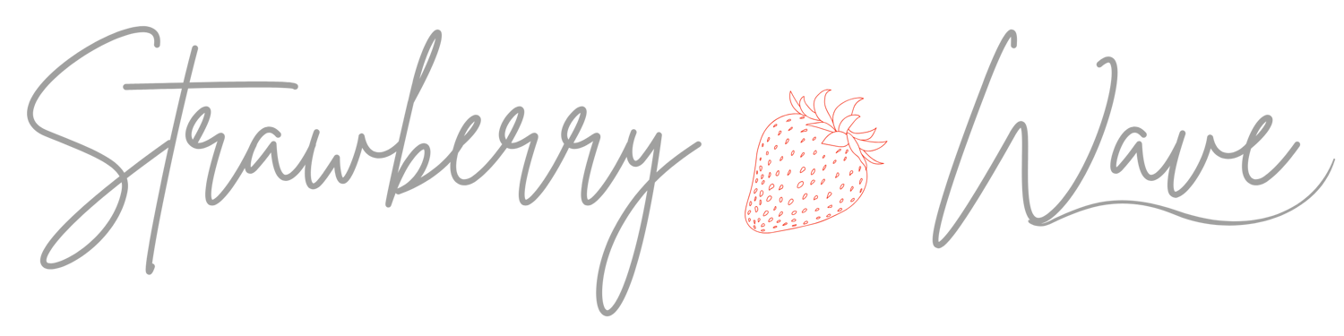 Logo Strawberry wave