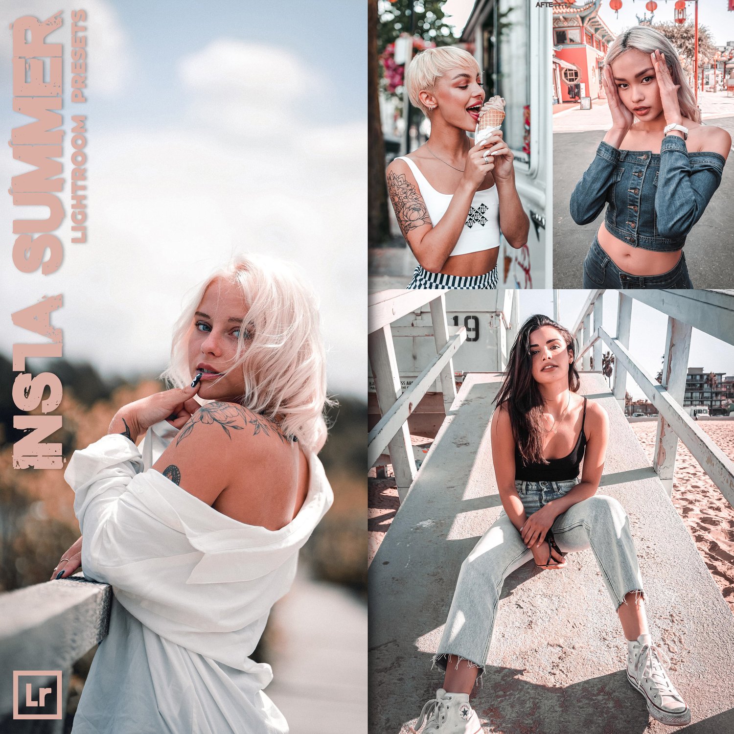 Insta Summer presets, Lightroom presets, Instagram presets, Light and airy presets, Preset lightroom, Lifestyle presets, Light presets
