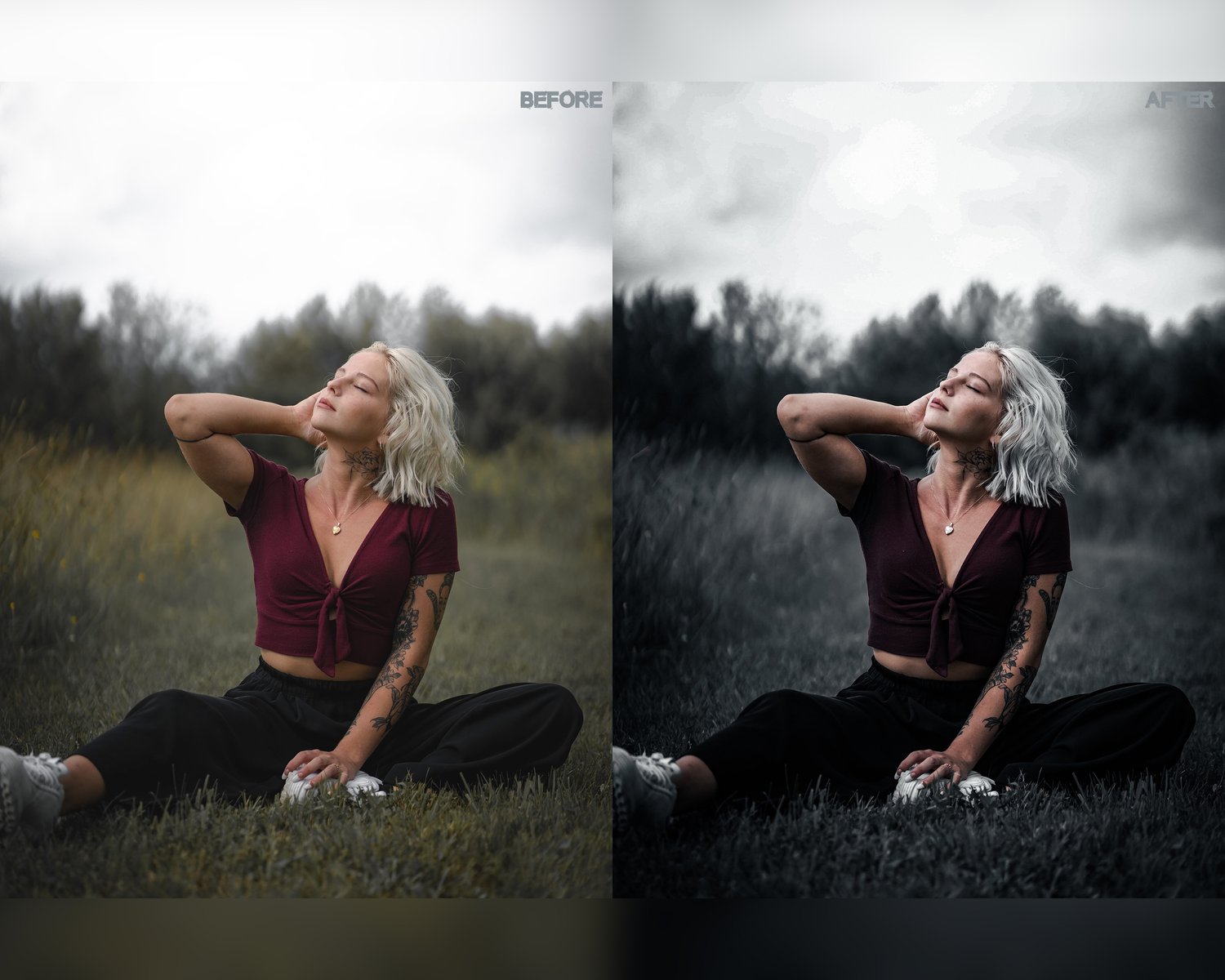 Dark Vibes presets, Lightroom presets, Dark presets, Dark moody presets, Preset lightroom, Moody preset, Black preset, Cinematic presets