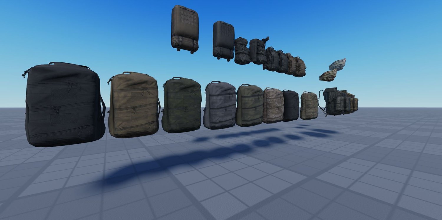High-quality Roblox backpack models for immersive gameplay