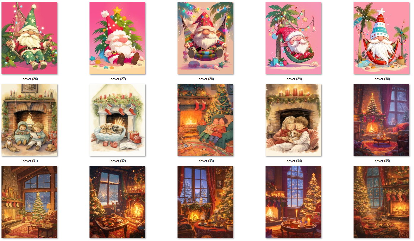 200+ Calm & Joyful Christmas Coloring Designs