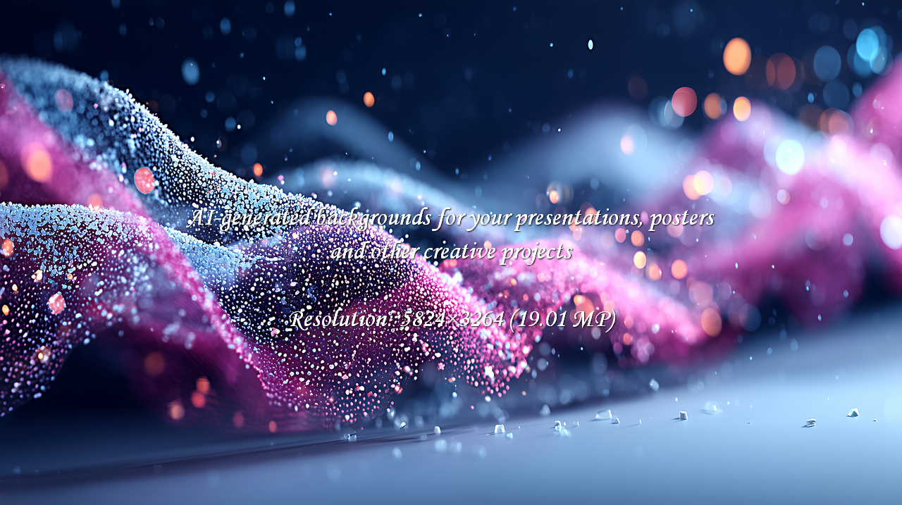 Experience the allure of dynamic digital waves and sparkling particles, perfect for projects needing a touch of futuristic innovation and vibrant, abstract beauty.