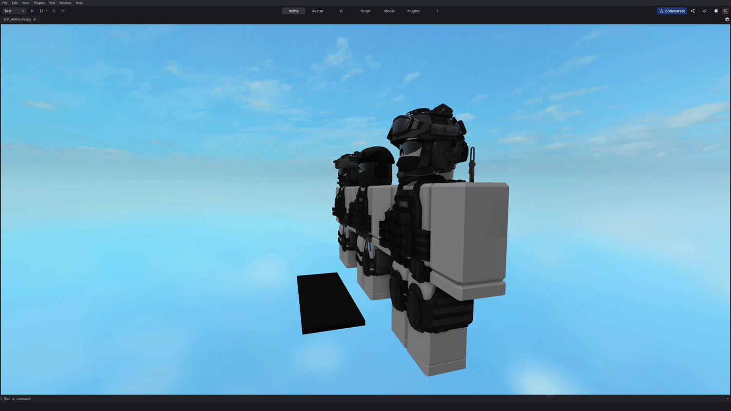 Roblox SCP MTF style armour morph models preview