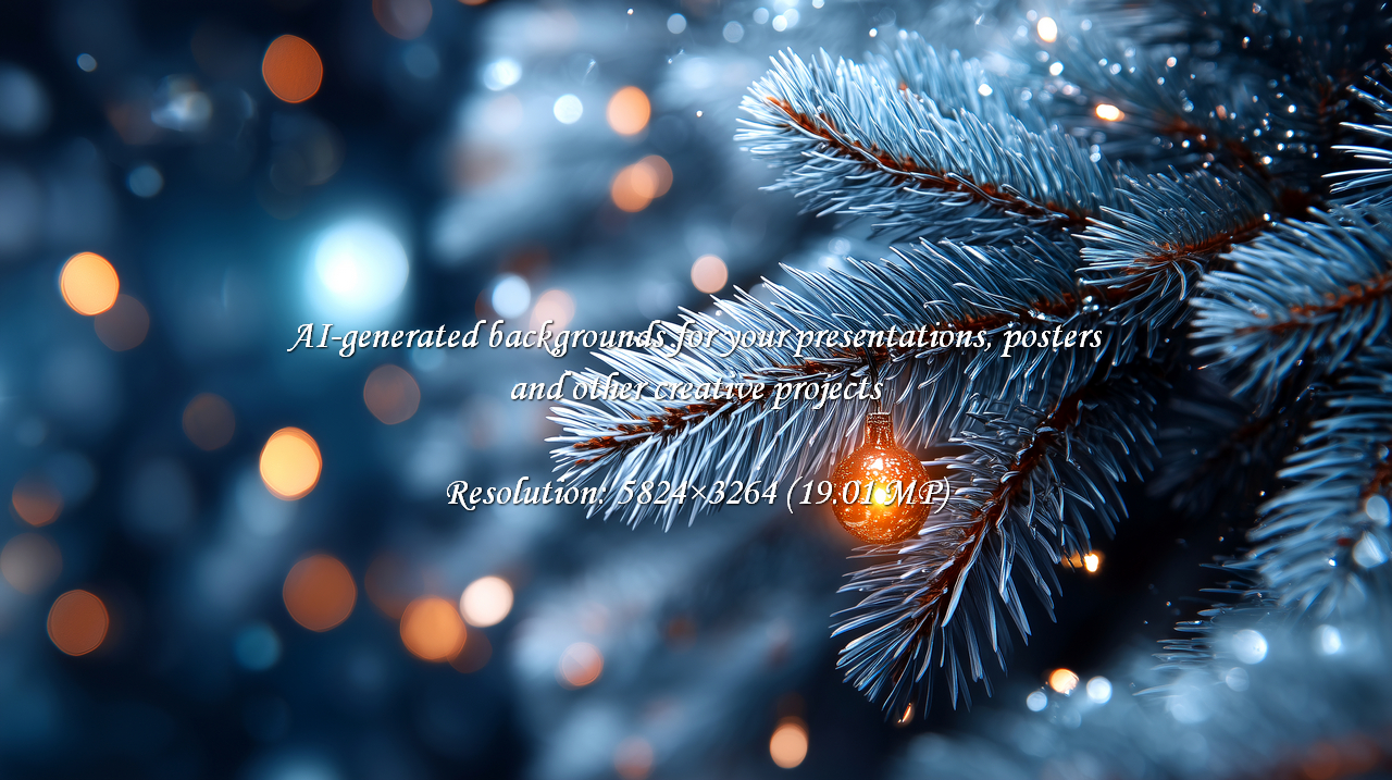 Capture the enchanting spirit of winter with this stunning macro view of a frosted pine branch. A single golden ornament gleams, surrounded by soft bokeh lights, perfect for evoking holiday magic and festive warmth.